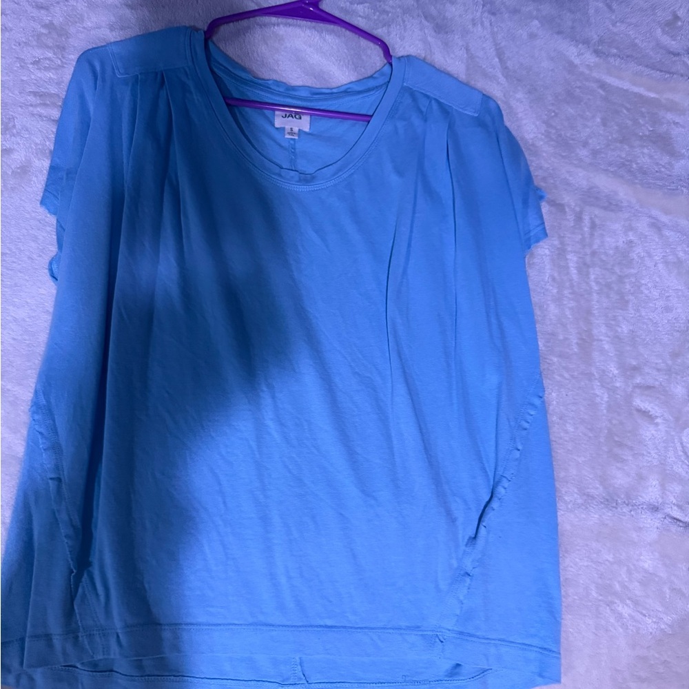 Jag Jeans Light Blue Short Sleeve Top